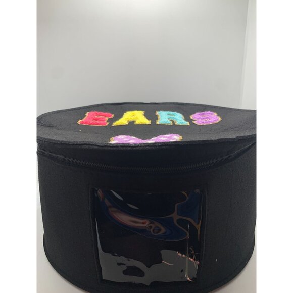 Mickey Mouse Ear Hat Holder Storage Bag With Embroidered Details & Zipper Closur - Picture 2 of 5